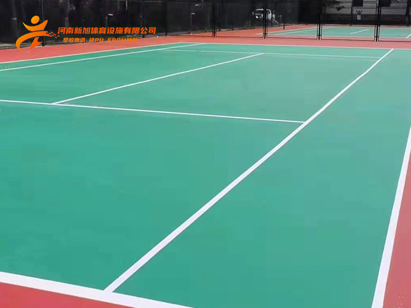 天博体育硅pu羽毛球场